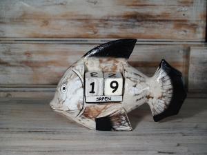 Kalendář rybka - výška 12x18 cm
