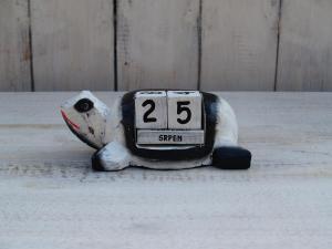 Kalendář želvička - výška 7x13 cm